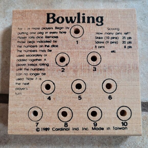 Vintage 1990 Sport Teasers 7 Wood/Peg Brain Buster Games in Tin - Picture 12 of 13